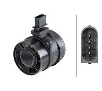 HELLA 8ET 358 095-301 Debimetro, 4a... poli, Bocchettone di tubo, senza guarnizione