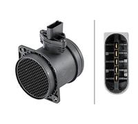 HELLA 8ET 358 095-401 Debimetro, 5a... poli, Bocchettone di tubo, senza guarnizione