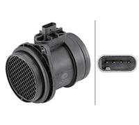 HELLA 8ET 358 095-451 Debimetro, 4a... poli, Bocchettone di tubo, con guarnizione