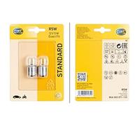 HELLA 8GA 002 071-123 Alogeno Lampadina - R5W - Standard - 12V - 5W - Modello presa lampadina: BA15s - Blister - Quantità: 2