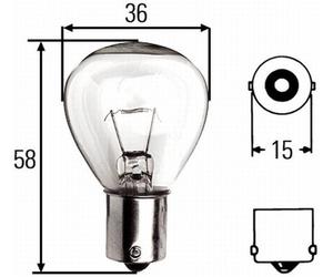 HELLA 8GA 002 074-121 Lampadina, Faro Rotante
