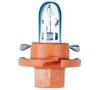 HELLA 8GA 007 997-171 Lampadina - Lampadina con zoccolo - Standard - 12V - 1,1W - Tipo zoccolo: BX8.4d - Scatola - Quantità: 10