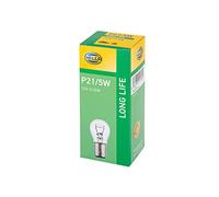 HELLA 8GD 002 078-221 Lampadina - P21/5W - Long Life up to 3x longer lifetime - 12V - 21/5W - Tipo zoccolo: BAY15d - Scatola - Quantità: 10