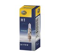 Hella 8GH 002 089-251 Alogeno Lampadina - H1 - Heavy Duty - 24V - 70W - Modello presa lampadina: P14.5s - Scatola - Quantità: 1