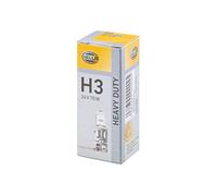 HELLA 8GH 002 090-251 Alogeno Lampadina - H3 - Heavy Duty - 24V - 70W - Modello presa lampadina: PK22s - Scatola - Quantità: 1
