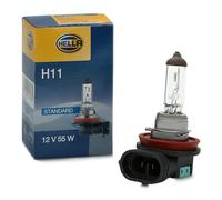 HELLA 8GH 008 358-121 Lampadina faro principale H11 Alogeno 55W 12V PGJ19-2