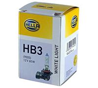 HELLA Alogeno Lampadina - HB3 - White Light - 12V - 60W - Modello presa lampadina: P20d - Scatola - Quantità: 1 - 8GH 223 498-161