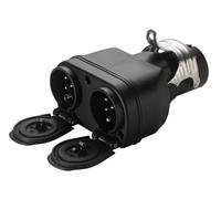 HELLA 8JA 005 952-061 Adattatore, Presa corrente, 24V, Spina 15<-->7/7, Cavo 155mm