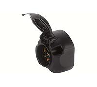 HELLA 8JB 001 943-011 Presa corrente - 12V - 8a... poli - con disinserimento retronebbia - Bronzo allo stagno - Alloggiamento in plastica - nero - DIN/ ISO: 40 050