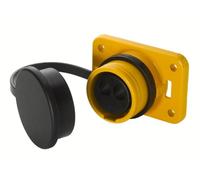 HELLA 8JB 010 806-001 Presa corrente, 2a... poli, Spina Contatto crimpato, giallo