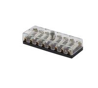 HELLA 8JD 002 290-211 Scatola fusibili, 8a... poli, 8A, cristallino, Spina Contatto a vite