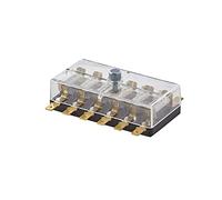 HELLA 8JD 002 291-141 Scatola fusibili - 6a... poli - 8A - cristallino - Spina: Spina piatta