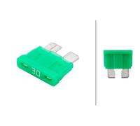 Hella Fusibile ATO 8JS 711 683-132 – 30A 12V con LED verde – 10 pezzi