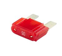 HELLA Fusibile - Fusibile a spina piatta maxi - 50A - rosso - Quantità: 1 - 8JS 728 595-081