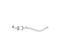 HELLA 8LB 366 021-491 Silenziatore anteriore - Easy2Fit® Kit - anteriore