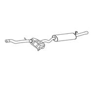 HELLA 8LD 366 026-511 Silenziatore posteriore - Easy2Fit® Kit - posteriore - in due pezzi - Kit con parti annesse