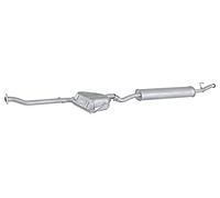 HELLA 8LD 366 028-891 Silenziatore posteriore - Easy2Fit® Kit - posteriore - in due pezzi - Kit con parti annesse