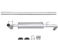 HELLA 8LD 366 035-161 Silenziatore posteriore - Easy2Fit® Kit - posteriore - in due pezzi - Kit con parti annesse