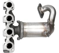 HELLA 8LF 366 055-151 Catalizzatore a gomito - Easy2Fit® Kit - Euro 4 - monopezzo - Kit con parti annesse - per es. FORD FOCUS II