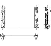 Hella 8MK 376 756-241 Radiatore