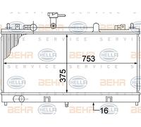 Hella 8MK 376 769-671 Radiatore