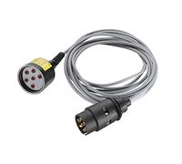 HELLA 8PD 004 509-001 Tester, Presa rimorchio, 12V, 7a... poli, lunghezza 5m, DIN/ ISO 1724, con indicatore LED