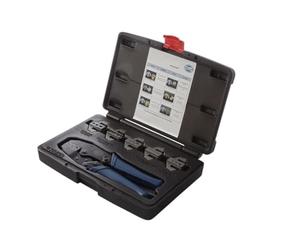 HELLA 8PE 863 807-801 Kit inserti p. crimpatrice, materiale impugnatura attrezzo Plastica, nero, Basic, Kit