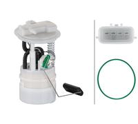 HELLA 8TF 358 106-891 Imp. alimentazione carburante, elettrico, 4a... poli, con guarnizione, con indicatore livello carburante