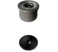 HELLA 9XU 358 038-861 Dispositivo ruota libera elevatornatore, Dimensioni filettatura M17x1,5, N° di scanalature 6, con snodo portante/di guida