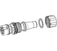 Hella 9XX 340 880-001 Leitungsverbindersatz - 7-polig - Kabelendhülse - Set