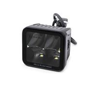 Hella Black Magic Cube Spot Light Set LED 12/24V 5700K Lampade A Lunga Distanza