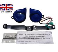 Hella Blu Zaffiro Clacson Set Per Subaru 2008-2014 con Supporto Top Qualità