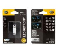 Hella Bulbo Festone LED 36mm 4000K Targa Interno Lampada LED Compatibili Gamma