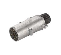 HELLA Cappuccio/Spina - 24V - 7a... poli - con collegamento a vite cavi - Alluminio - argento - DIN/ ISO: 1185 N-Typ - Quantità: 10 - 8JA 003 831-001