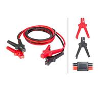 Hella Cavo Impulso Iniziale 4,5 Metro 480A 12V 24V Con Protezione Sovratensione