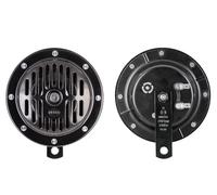 HELLA Clacson - HELLA HEAVY DUTY HORN DL50-12V - 114dB(A) - Gamma frequenze: 380Hz - Tono alto/Tono basso - elettrico - ECE - Colore alloggiamento/sede: nero - Quantità: 1-3CA 004 811-011