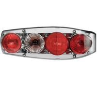Fanale posteriore combinato Hella Caraluna II 10 pz. con retronebbia / riflettore / luce freno / luce posteriore / indicatore di diRezione a sinistra