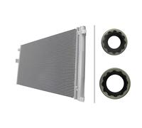 HELLA Condensatore Climatizzatore con Tubi Saldati e Asciugatore per BMW X6
