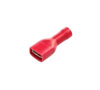 HELLA Connettore cavi - con parapolvere - rosso - da: 0.5mm² - fino a: 1.0mm² - Manicotto spina piatta - 6,3 x 0,8 - Kit - Quantità: 8 - 8KW 708 373-812