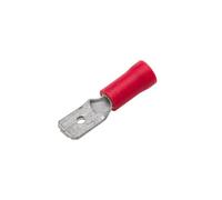 HELLA Connettore cavi - rosso - da: 0.5mm² - fino a: 1.0mm² - Spina piatta - 6,3 x 0,8 - Kit - Quantità: 10 - 8KW 702 796-811