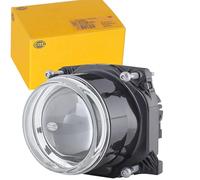 HELLA DE/FF/Alogeno Faro principale - 90mm Performance - 12V - rotondo - ECE - Lente del diffusore indurita - Spina: AMP - Sx/Dx - 1LL 009 998-011