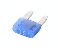 HELLA Fusibile - Fusibile a spina piatta mini - 15/5A - blu - Quantità: 5 - 8JS 728 596-831