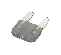 HELLA Fusibile - Fusibile a spina piatta mini - 2A - grigio - Quantità: 5 - 8JS 728 596-861
