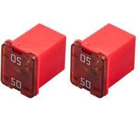 HELLA Fusibile - fusibile JCASE basso - 50A - rosso - Quantità: 1-8JS 740 026-771 (Confezione da 2)