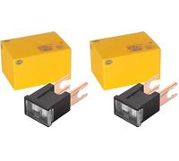HELLA Fusibile - Sicurezza blocco PAL serie 1-80A - nero - Spina: Maschio - Quantità: 1-8JS 740 026-221 (Confezione da 2)
