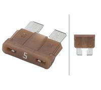 HELLA Fusibili (8JS 711 684-002) Fusibile ATO 5A Beige Qty 50 OEM
