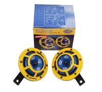 HELLA GIALLO PANTERA 12V CAMPANE DOPPIE A TONO NETTO PER AUTO MOTO WILLYS AEs