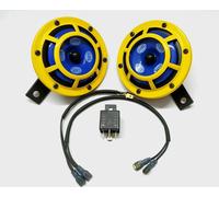 Hella Giallo Panther 118dB 12v Filo E Relè Per Tutte Le Auto