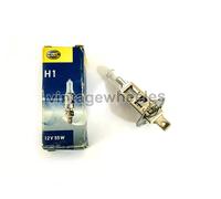 HELLA H1 Lampadina 12V 55W Per Fari Standard Fendinebbia P14.5s
