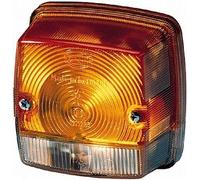 Hella Indicatore Anteriore Destro O/S Sinistro N/S Alogena Bianco/Giallo (